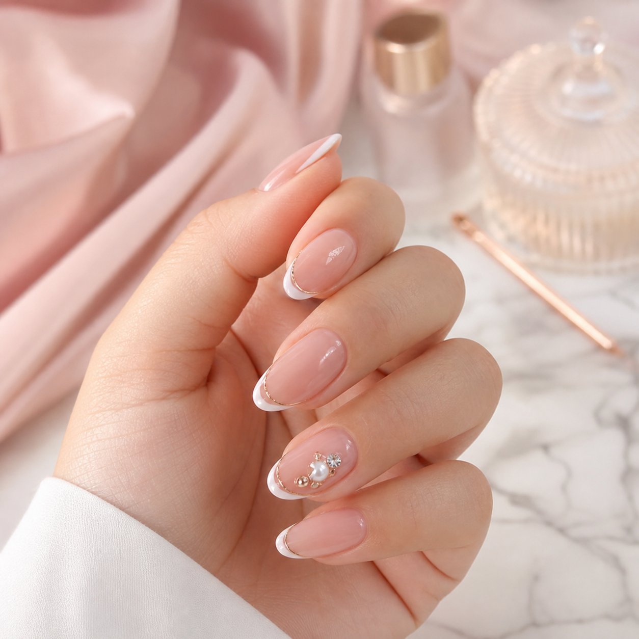 Elegant nail design bottle